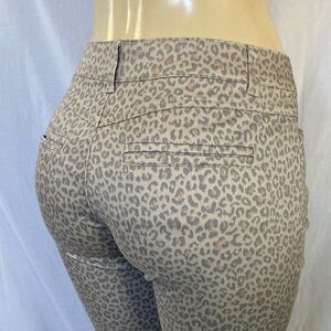 DEMOCRACY Jeans Tummy Control Size 6 Animal Print Ankle Skinny NWOT